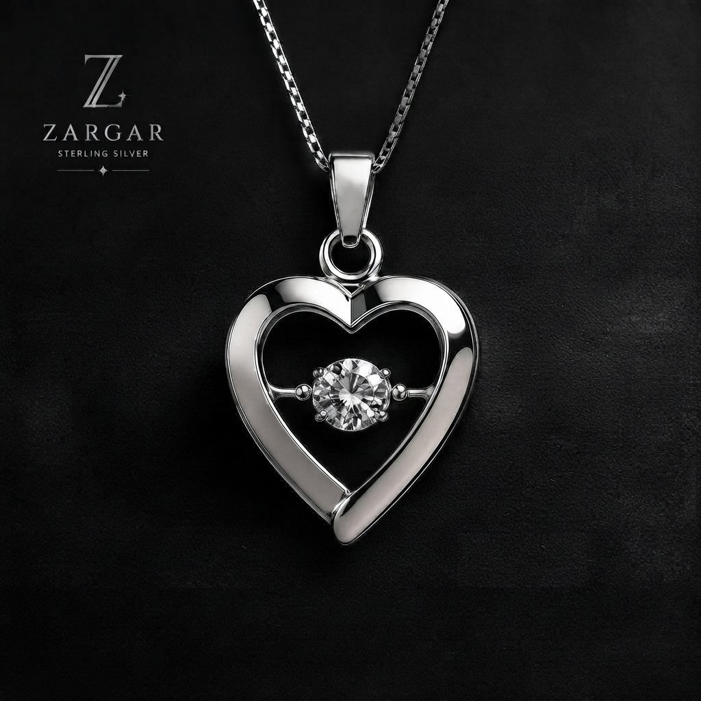 Heartbeat Silver Locket